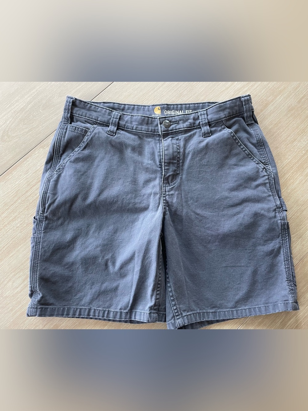 Carhartt Women's Gray Utility Cargo Shorts